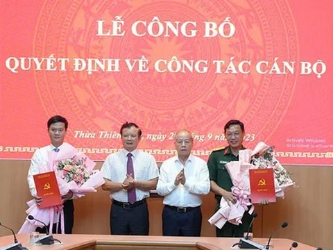 Công bố quyết định của Ban Bí thư về công tác cán bộ
