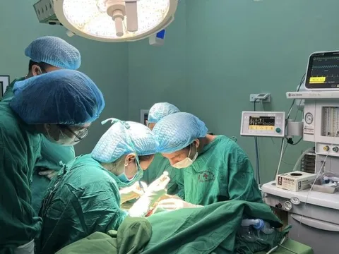 Nối liền bàn tay đứt rời cho bệnh nhi gần 18 tháng tuổi