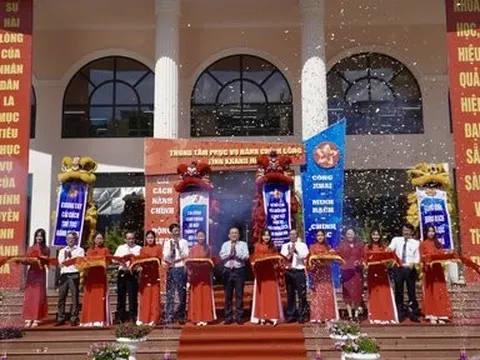Trung tâm Phục vụ hành chính công tỉnh Khánh Hòa đi vào hoạt động