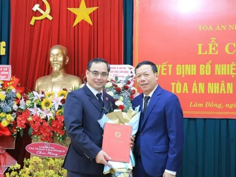 Bổ nhiệm Phó Chánh án TAND tỉnh Lâm Đồng