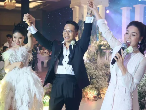Dàn sao hội tụ tại đám cưới của nhiếp ảnh gia Nhật Đỗ, Nhật Kim Anh khuấy động, hát cực sung