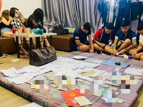Bắt nhóm đối tượng cho vay lãi nặng, sử dụng ma túy ngay tại nơi ở
