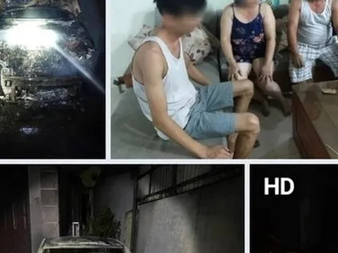 Ôtô cháy "bít" lối thoát, 4 người mắc kẹt trong nhà hoảng loạn la hét