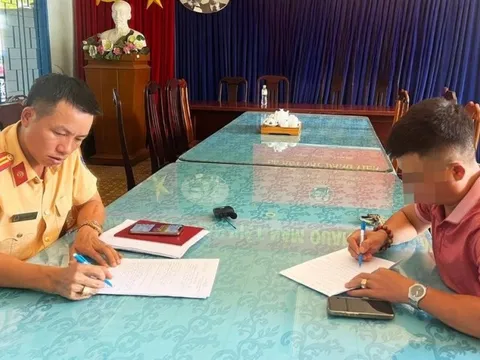 Xử lý người đàn ông ở Vũng Tàu “báo chốt” CSGT đo nồng độ cồn