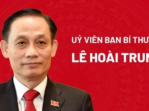 Chân dung Uỷ viên Ban Bí thư Lê Hoài Trung