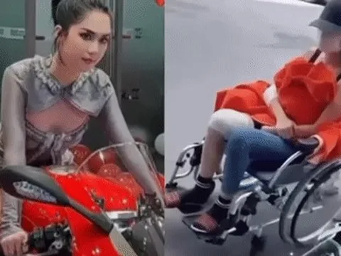 Ngọc Trinh gặp tai nạn bị thương khi điều khiển xe moto, tình trạng hiện ra sao?