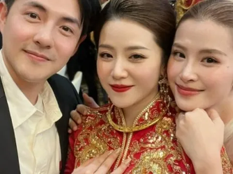 Vợ chồng Đông Nhi dự đám cưới em gái, nhan sắc cô dâu là tiểu thư tập đoàn gây sốt