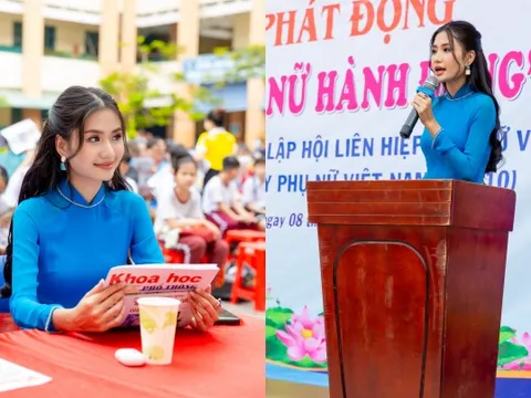 Hoa hậu Nguyễn Thanh Hà khởi động dự án "Tiếng Anh cộng đồng"