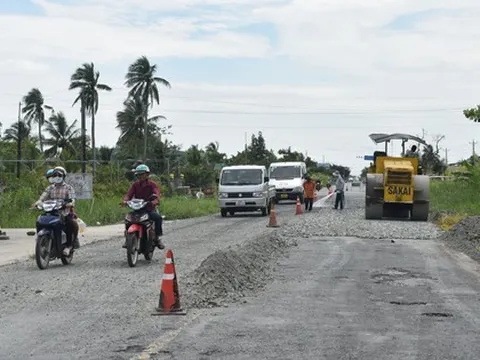 Gần 70 tỷ đồng sửa chữa gấp các tuyến quốc lộ qua Cà Mau