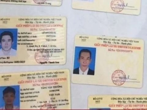 Sử dụng bằng lái xe giả bị phạt bao nhiêu tiền?