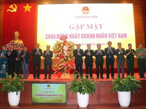 Quảng Ninh gặp mặt doanh nghiệp chào mừng Ngày doanh nhân Việt Nam