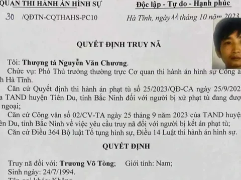 Hà Tĩnh: Truy nã kẻ có hành vi đồi bại với bé gái dưới 16 tuổi