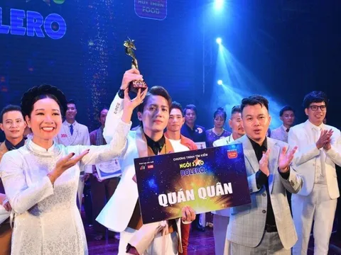 Trần Anh Tiến giành Quán quân cuộc thi Tìm kiếm Ngôi sao Bolero
