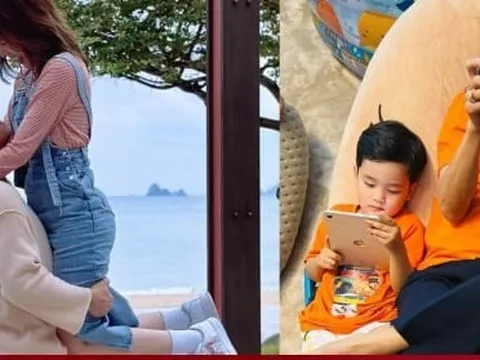 Sao Việt 21/10: Mr. Đàm hãnh diện khoe con trai giống mình như đúc