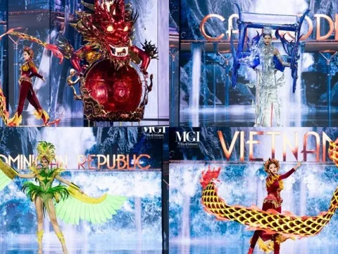 Miss Grand International 2023: Những bộ cánh lộng lẫy trong đêm thi Trang phục dân tộc