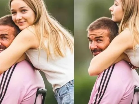 Ảnh triệu like của David Beckham và Harper: Nhan sắc tuổi 12 của ái nữ chiếm spotlight