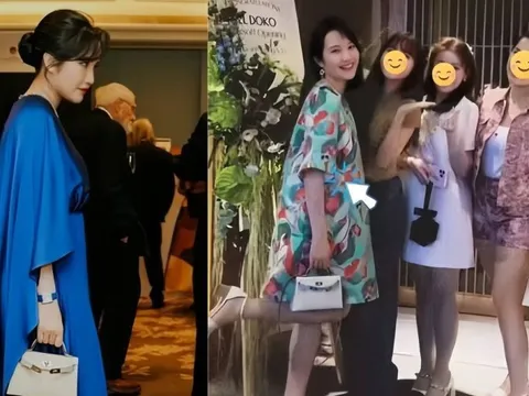 Vợ TGĐ Phan Thành tiếp tục diện váy rộng che vòng hai, ngầm thông báo có tin vui lần 2?