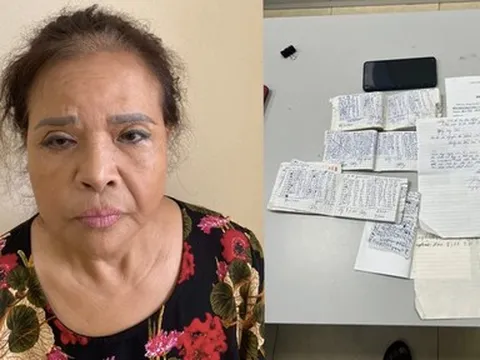 Bắt người phụ nữ cho vay nặng lãi bằng hình thức "bốc bát họ"