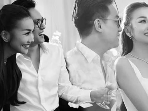 Thanh Hằng xả kho "vựa cẩu lương" trong đám cưới: Cô dâu cười hết cỡ, ánh mắt của chú rể gây chú ý