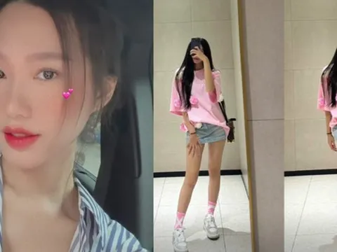 Doãn Hải My khoe chân dài thẳng tắp, sẵn sàng làm cô dâu xinh đẹp của Đoàn Văn Hậu