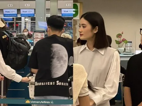 Video Hoa hậu Ý Nhi và bạn trai ở sân bay