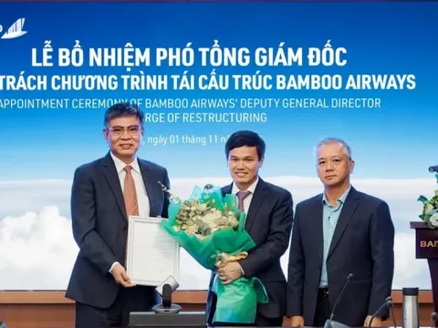 Sếp cũ Vietnam Airlines làm Phó Tổng Giám đốc phụ trách tái cơ cấu Bamboo Airways
