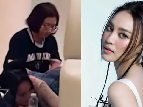 Lan Ngọc gặp sự cố phải nằm dài khi quay 'Chị đẹp đạp gió rẽ sóng'