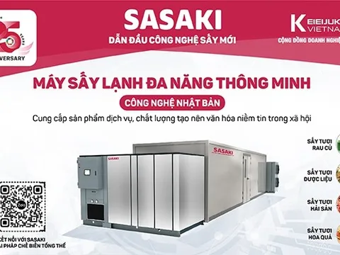 SASAKI đột phá công nghệ sấy đa năng trong ngành chế biến nông sản