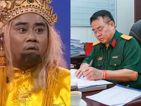 Ngọc hoàng đầu tiên Táo quân: Là đại tá, sếp của Tự Long, sống hạnh phúc bên vợ đẹp kém 13 tuổi