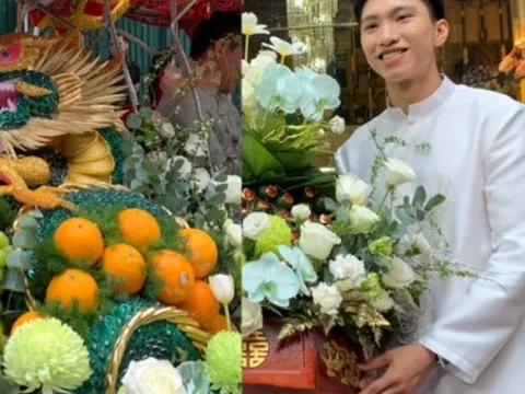 Bí mật chiếc tráp đặc biệt của đám hỏi Đoàn Văn Hậu