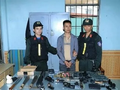 Phát hiện “lò” sản xuất súng và hung khí nguy hiểm