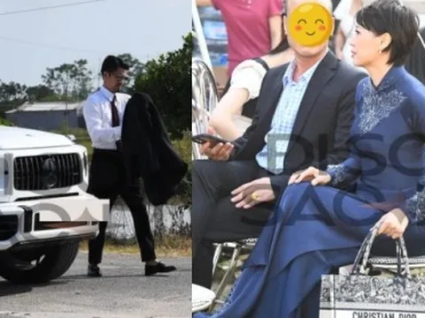 Mẹ Doãn Hải My xách túi gần trăm triệu, bố lái Mẹc G63 "hộ tống" con gái về Thái Bình tổ chức lễ cưới