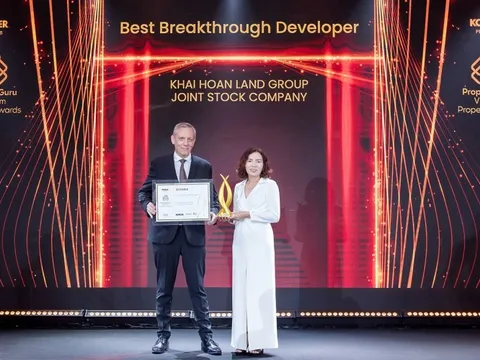 Khải Hoàn Land nhận cú đúp giải thưởng PropertyGuru Vietnam Property Awards 2023