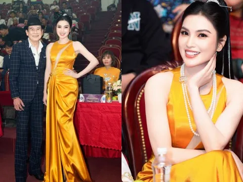 MC Kim Huyền Sâm khoe nhan sắc ngày càng thăng hạng, lần thứ 3 hội ngộ danh ca Tuấn Vũ
