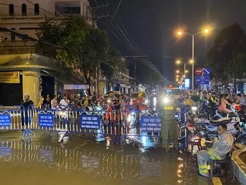 Khánh Hòa: Nước đang rút dần, một số nơi còn ngập cục bộ