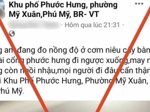 Báo chốt đo nồng độ cồn lên hội nhóm Facebook, bị phạt 7,5 triệu đồng
