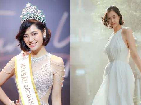 Hoa hậu có bố là Đại tá, vừa đoạt danh hiệu, trai bản từng tốp kéo tới nhà đòi xem mặt