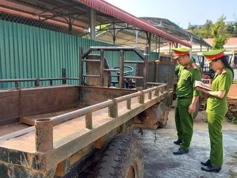 Bắt đối tượng rủ bạn về nhà lấy trộm xe công nông của mẹ ruột