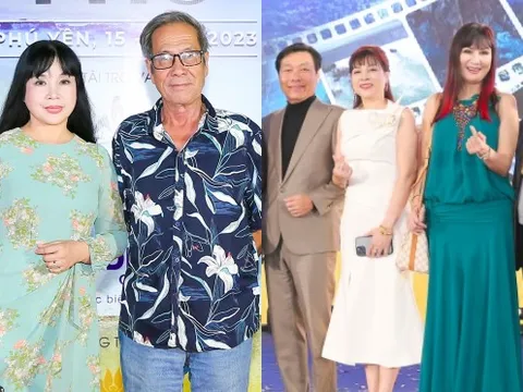 Vợ chồng NSND Lan Hương và dàn sao Việt hội tụ tại sự kiện điện ảnh lớn ở Phú Yên