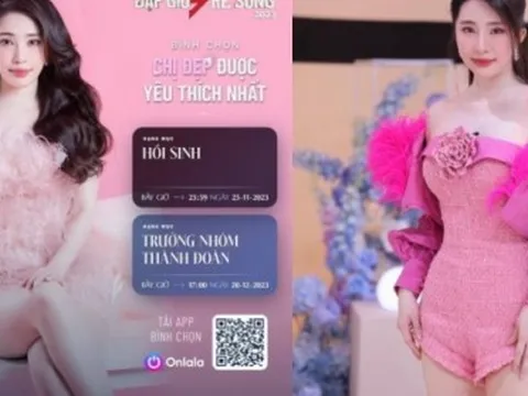 “Cá sấu chúa” Quỳnh Nga đăng số tài khoản kêu gọi bình chọn tại Đạp Gió, dân mạng tranh cãi