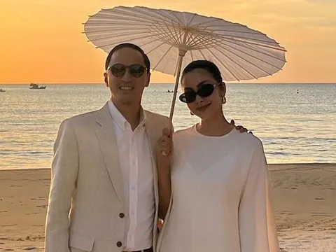Khung hình tỏa ra "mùi giàu sang" của vợ chồng Tăng Thanh Hà - Louis Nguyễn