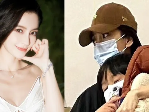 Angelababy lần đầu lộ diện sau khi bị phong sát: Bịt mặt kín mít, mệt mỏi bên con trai trong bệnh viện lúc nửa đêm