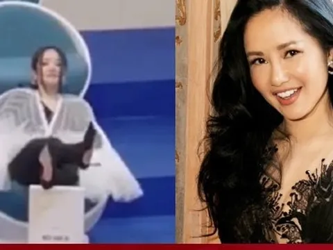 Gây tranh cãi với hành động gác chân lên bảng tên, diva Hồng Nhung lên tiếng