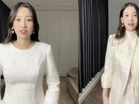 Đỗ Mỹ Linh lộ vóc dáng mũm mĩm trên livestream, nhưng nhan sắc thật của "gái một con" mới gây chú ý