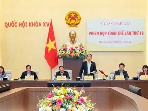 Đề xuất bổ sung 3 dự án luật vào chương trình xây dựng luật năm 2024