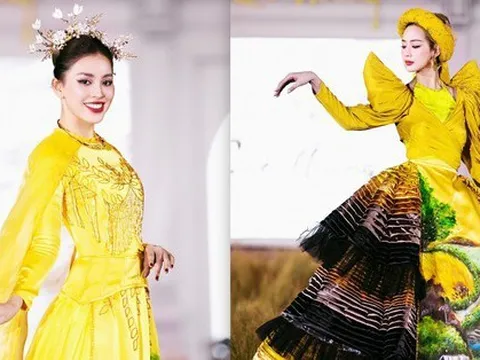 Hoa hậu Tiểu Vy, Bảo Ngọc tỏa sáng trên sàn diễn thời trang "Ký họa quê hương"