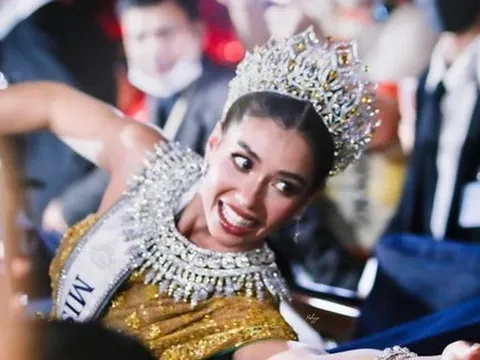 Hỗn loạn ở sân bay đón Á hậu Hoàn vũ trở về quê nhà