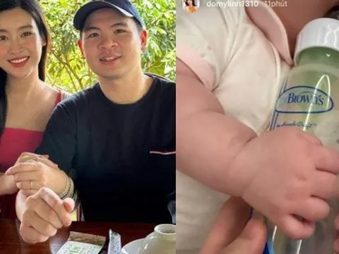 Đỗ Mỹ Linh hiếm hoi cho ái nữ hào môn "lên sóng", để lộ 1 chi tiết liên quan đến cuộc sống mẹ bỉm sữa