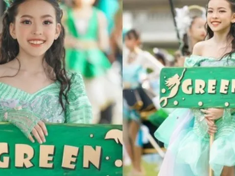 Cô bé gây sốt MXH vì quá xinh trong hội thao trường, hoá ra là cháu gái của cố danh hài đình đám này