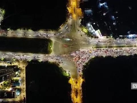 Toàn cảnh nút giao không đèn đỏ đầu tiên ở Thủ đô sau 1 năm thí điểm